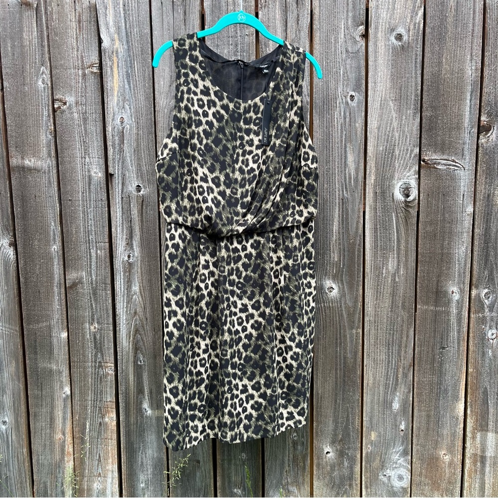 Apt. 9 leopard print sleeveless dress size 14